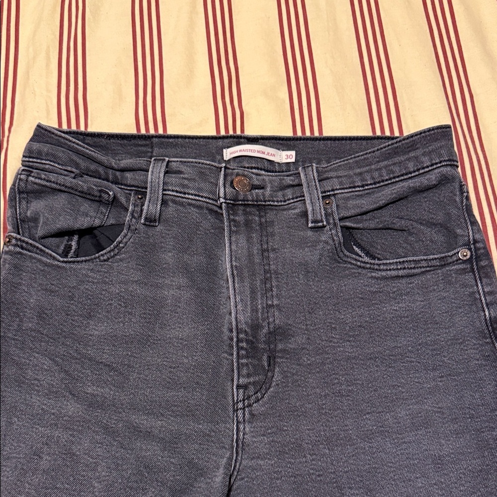 Levi's Women's High Rise Dark Gray Jeans